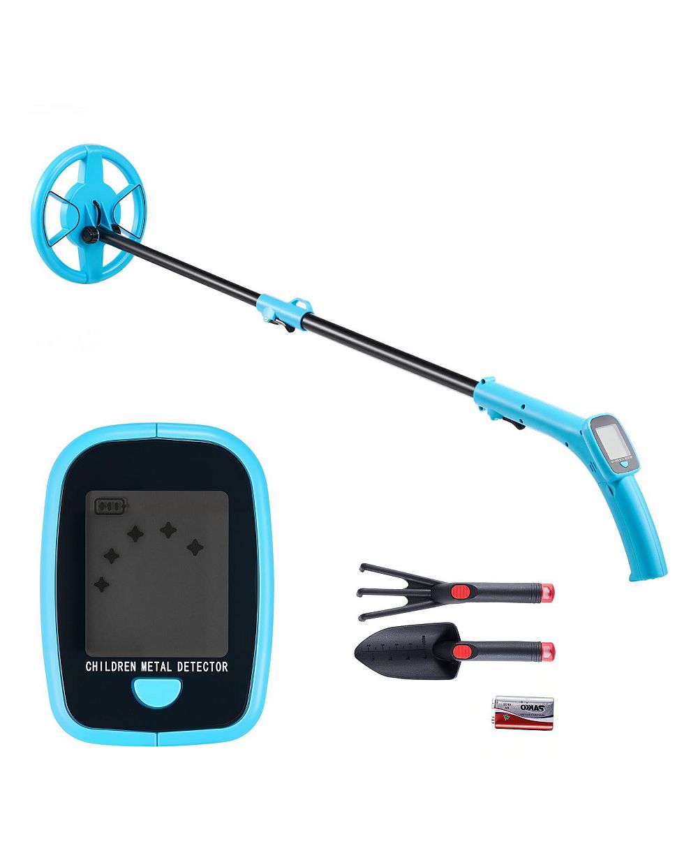 HONGGE Lightweight 4 in Depth Metal Detector with LCD Display and 6 in IP68 Waterproof Search Coil