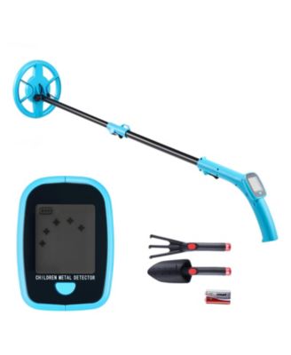 HONGGE Lightweight 4 in Depth Metal Detector with LCD Display and 6 in IP68 Waterproof Search Coil