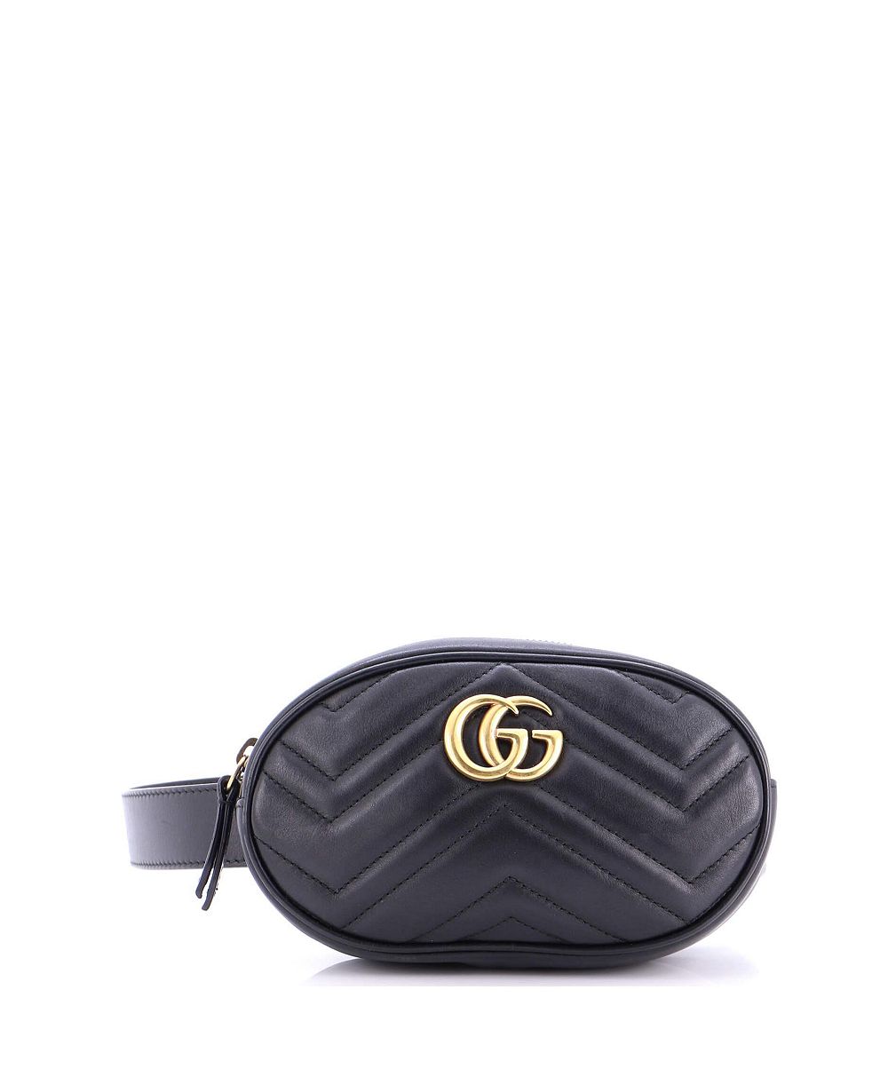 Gucci Поясная сумка GG Marmont Matelasse Leather Pre-Owned