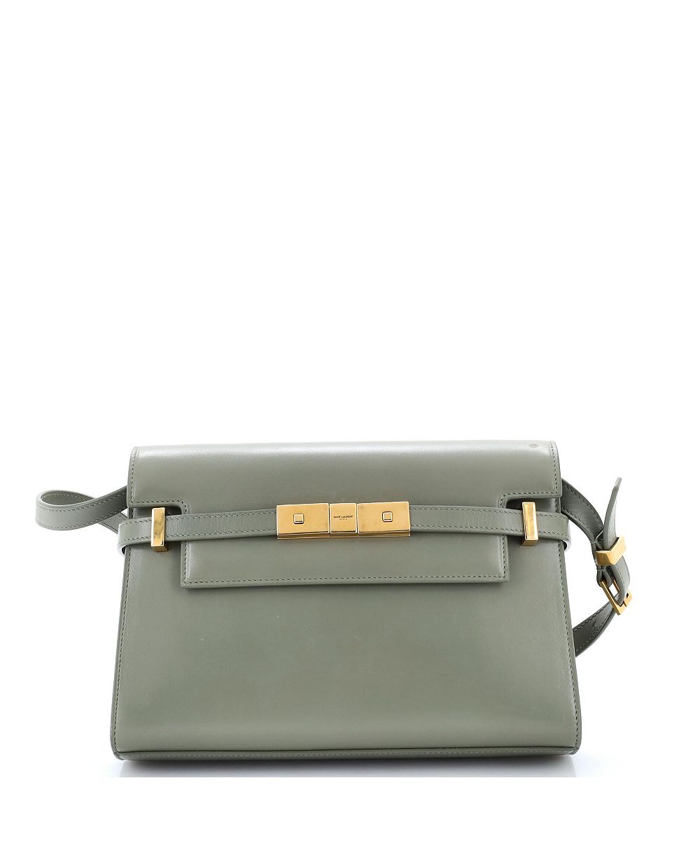 Saint Laurent Small Manhattan сумка через плечо кожаная Pre-Owned