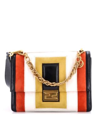 Сумка через плечо Fendi Medium Kan U, кожа, б/у