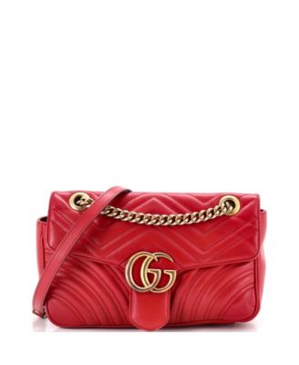 Pre-Owned Gucci сумка GG Marmont Flap из кожи Matelasse