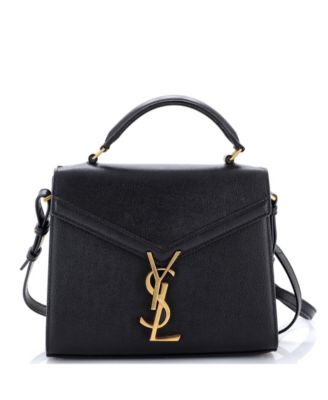 Сумка Saint Laurent Mini Cassandra Top Handle из кожи, б/у