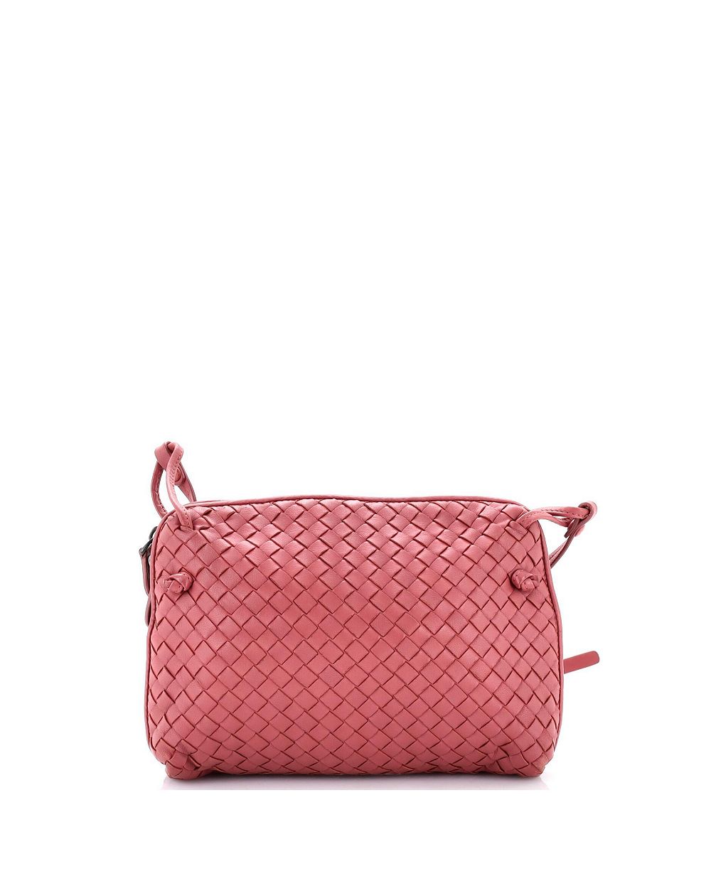 Б/у маленькая кросс-боди сумка Bottega Veneta Nodini Intrecciato Nappa