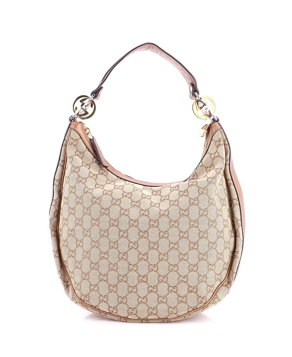 Сумка через плечо Gucci Medium Twins Hobo GG Canvas Pre-Owned