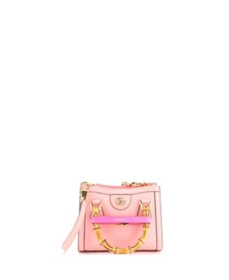 Pre-Owned Gucci Mini Diana NM Bamboo Handle Tote Leather