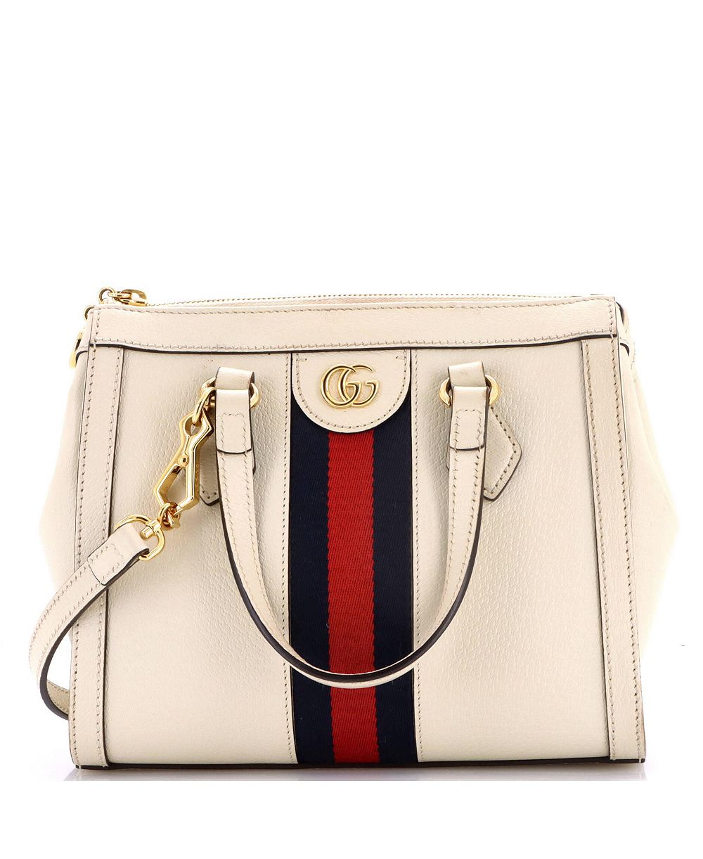 Gucci Ophidia кожаная сумка тоут с ручкой, б/у