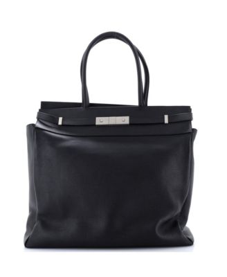 Б/у женская сумка Saint Laurent North South Manhattan Tote из кожи