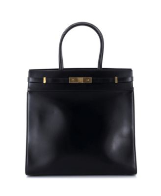 Pre-Owned Saint Laurent North South Manhattan Tote Leather