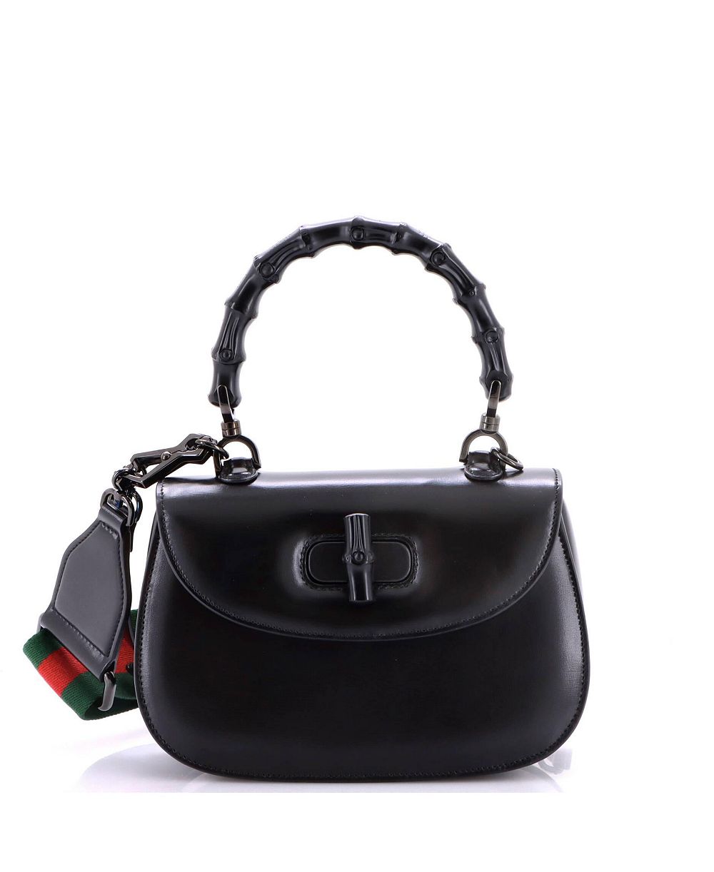 Gucci Small Bamboo 1947 сумка на ручке, кожа, Pre-Owned