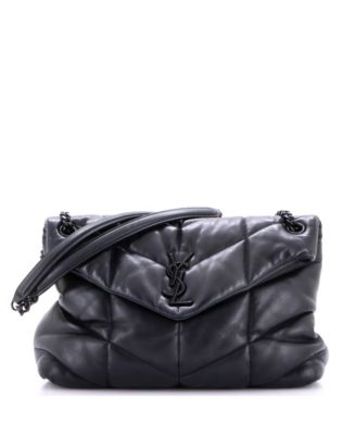 Pre-Owned Saint Laurent Medium Loulou Puffer Shoulder Bag Quilted Leather