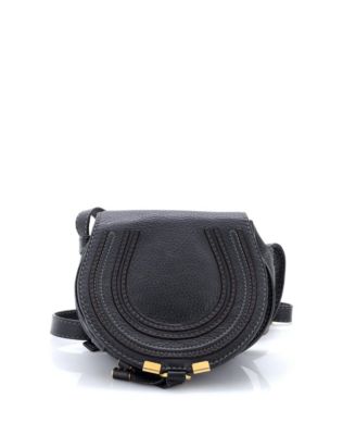 Pre-Owned Chloe Маленькая сумка через плечо Marcie из кожи