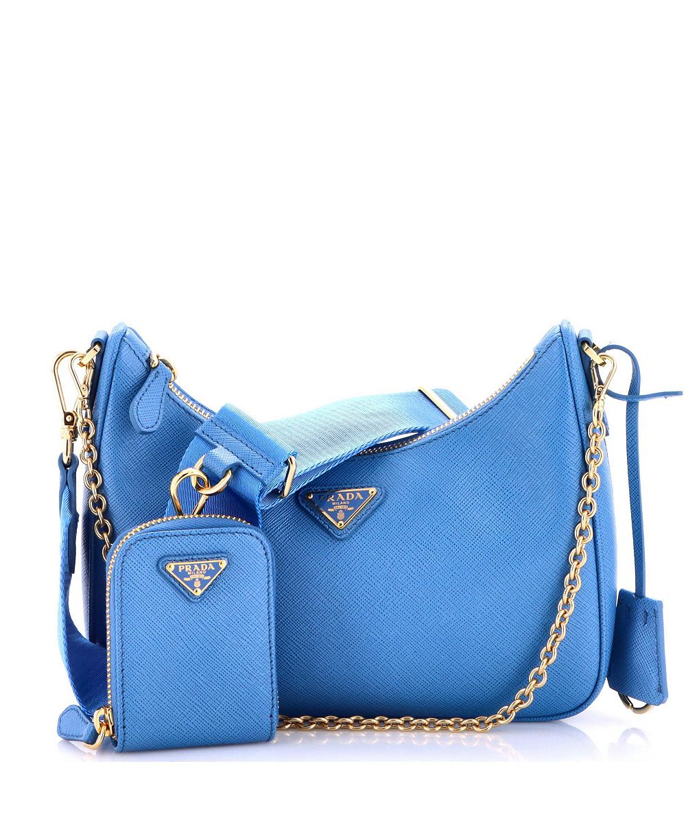 Подержанная сумка через плечо Prada Small Re-Edition 2005 Saffiano Leather
