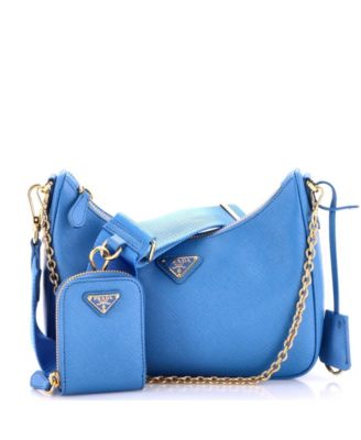 Подержанная сумка через плечо Prada Small Re-Edition 2005 Saffiano Leather