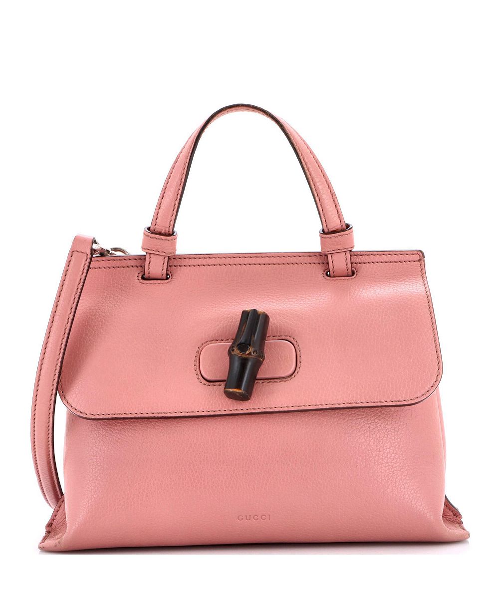 Сумка Gucci Small Bamboo Daily Top Handle Leather (б/у)