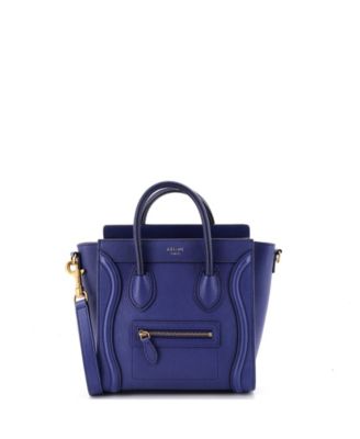 Брендовая сумка Celine Nano Luggage Grainy Leather