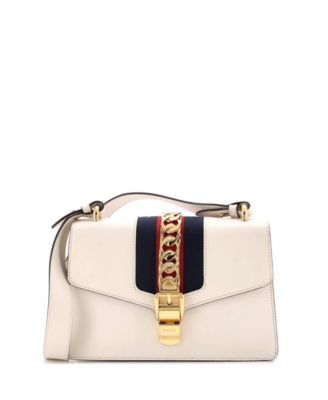 Pre-Owned Gucci Small Sylvie Shoulder Bag Leather
