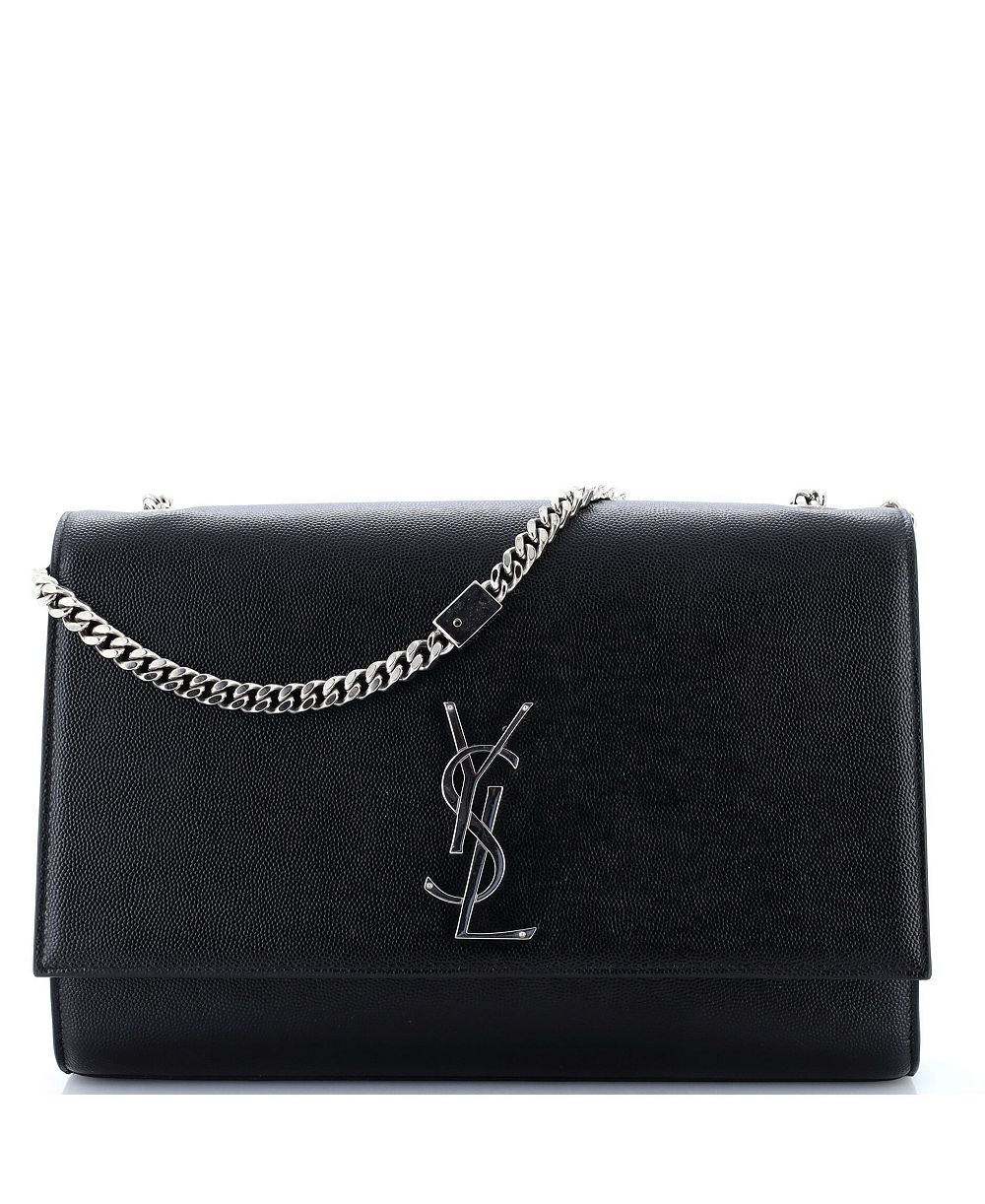 Сумка через плечо Pre-Owned Saint Laurent Large Classic Monogram Grainy Leather Женская