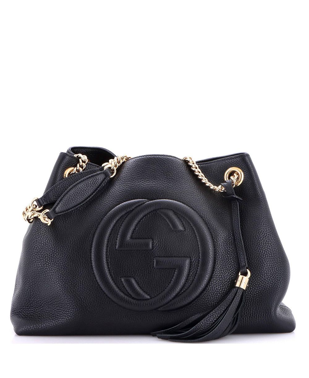 Б/у Gucci Medium Soho Chain Strap Shoulder Bag Leather