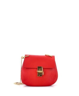 Chloe Small Drew Crossbody Bag Leather сумка