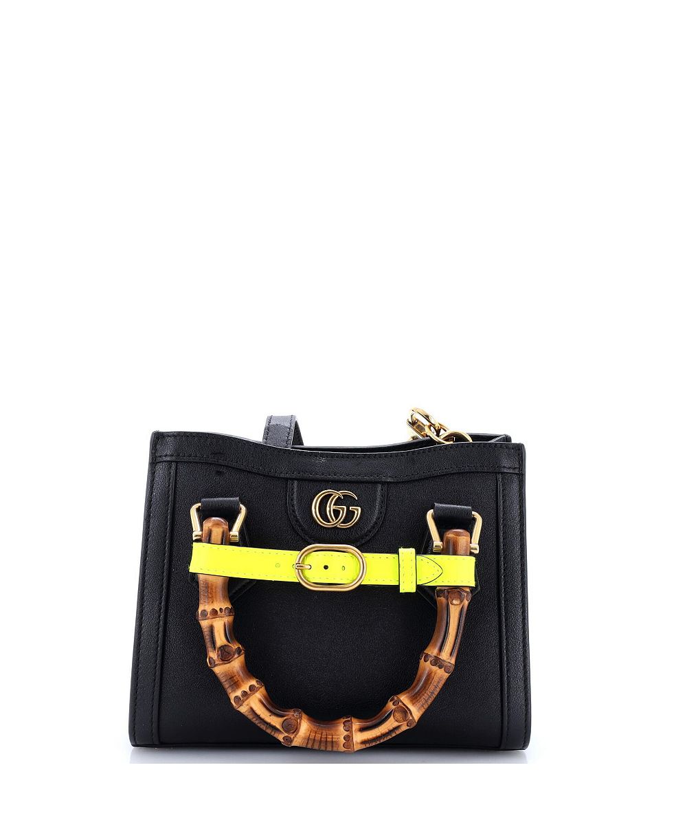 Gucci Mini Diana NM сумка-тоут из кожи с бамбуковой ручкой, б/у