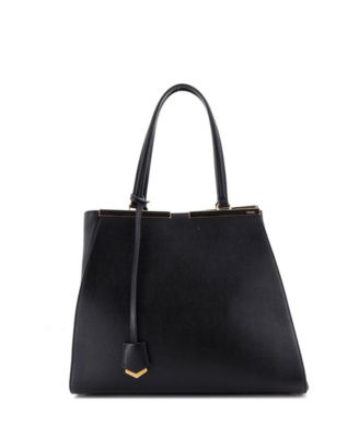 Pre-Owned Fendi большая сумка 3Jours из кожи