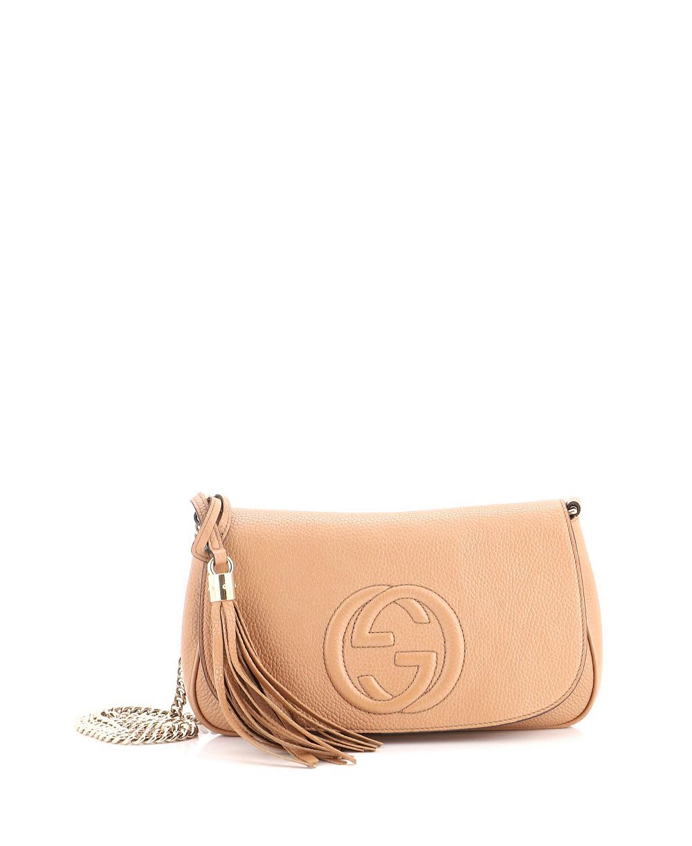 Б/у сумка Gucci Medium Soho Chain Crossbody из кожи