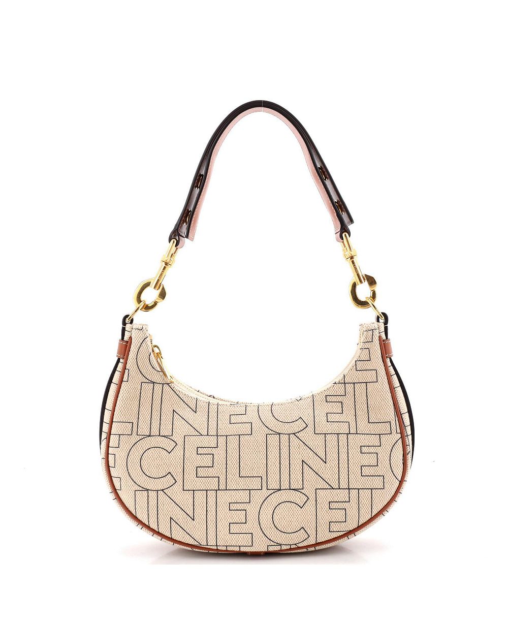 Pre-Owned Celine Medium Ava Bag Logo All Over Textile