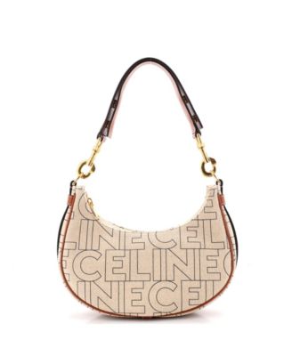 Pre-Owned Celine Medium Ava Bag Logo All Over Textile