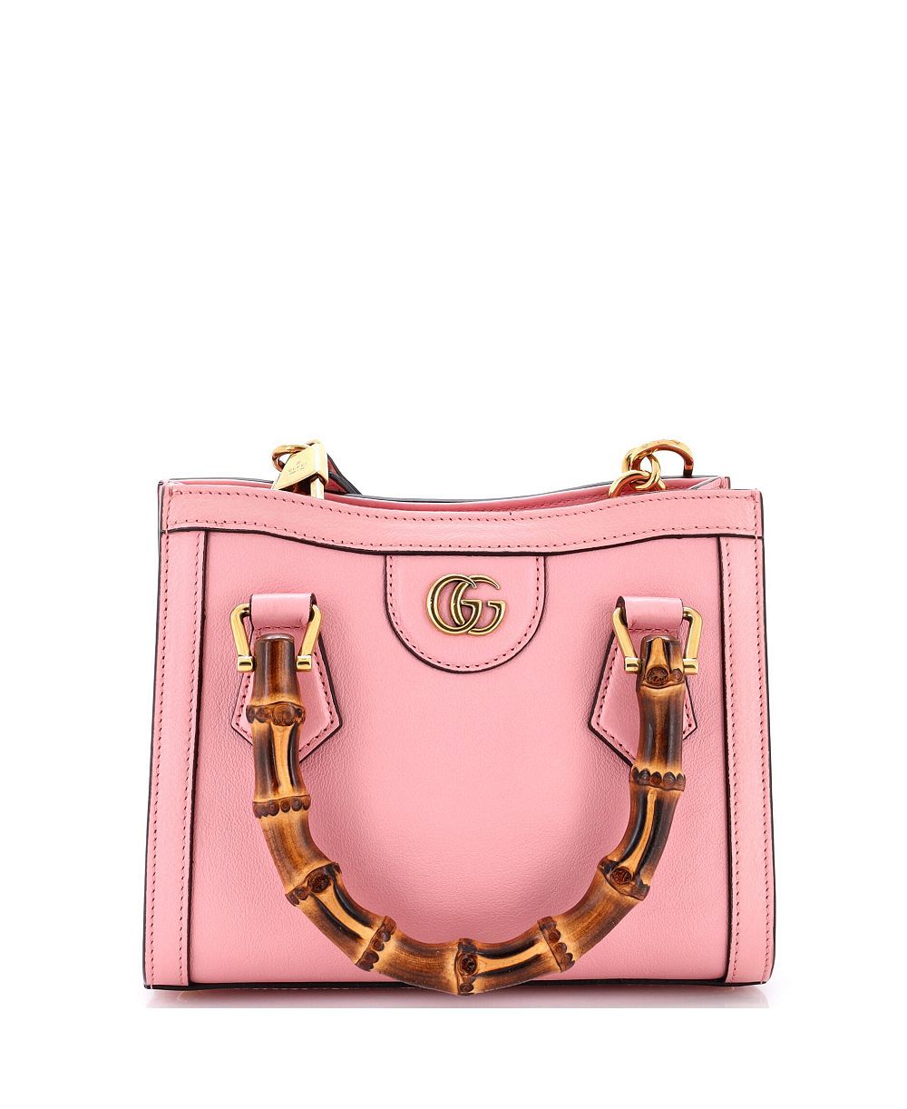 Сумка-тоут Gucci Mini Diana NM Bamboo Handle из кожи, б/у