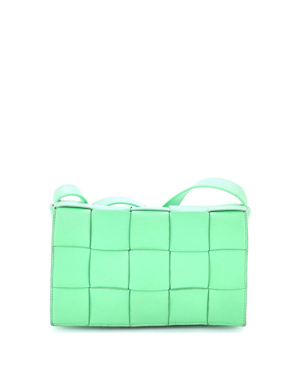 Pre-Owned Bottega Veneta сумка Cassette Crossbody Maxi Intrecciato кожаная