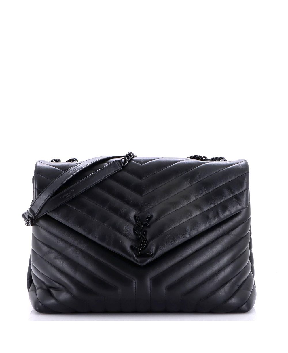 Сумка через плечо Saint Laurent Pre-Owned Large Loulou кожаная