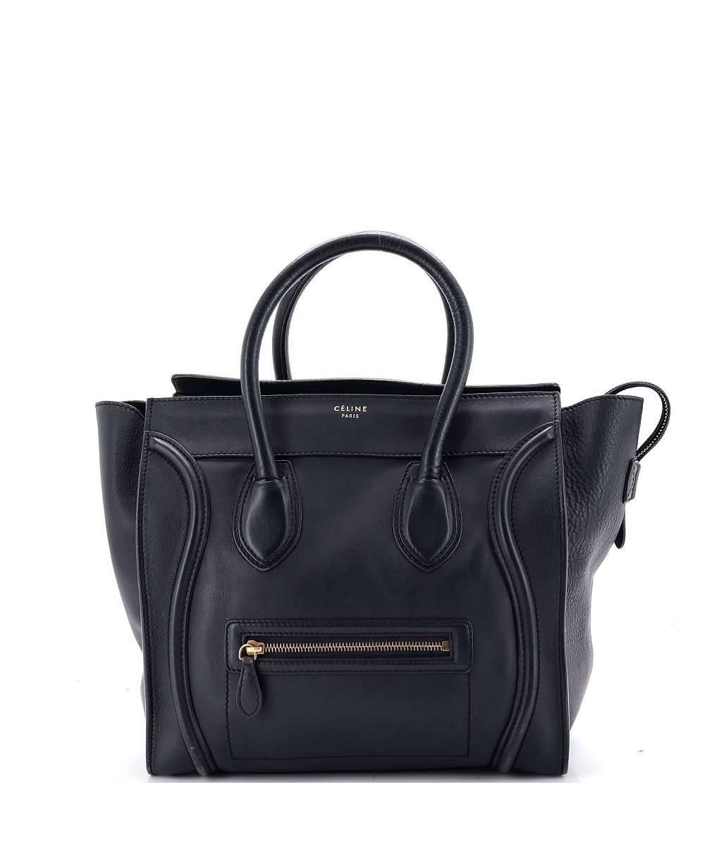 Женская сумка Celine Mini Luggage Bag Smooth Leather, б/у