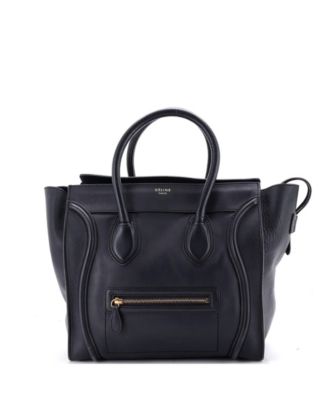 Женская сумка Celine Mini Luggage Bag Smooth Leather, б/у