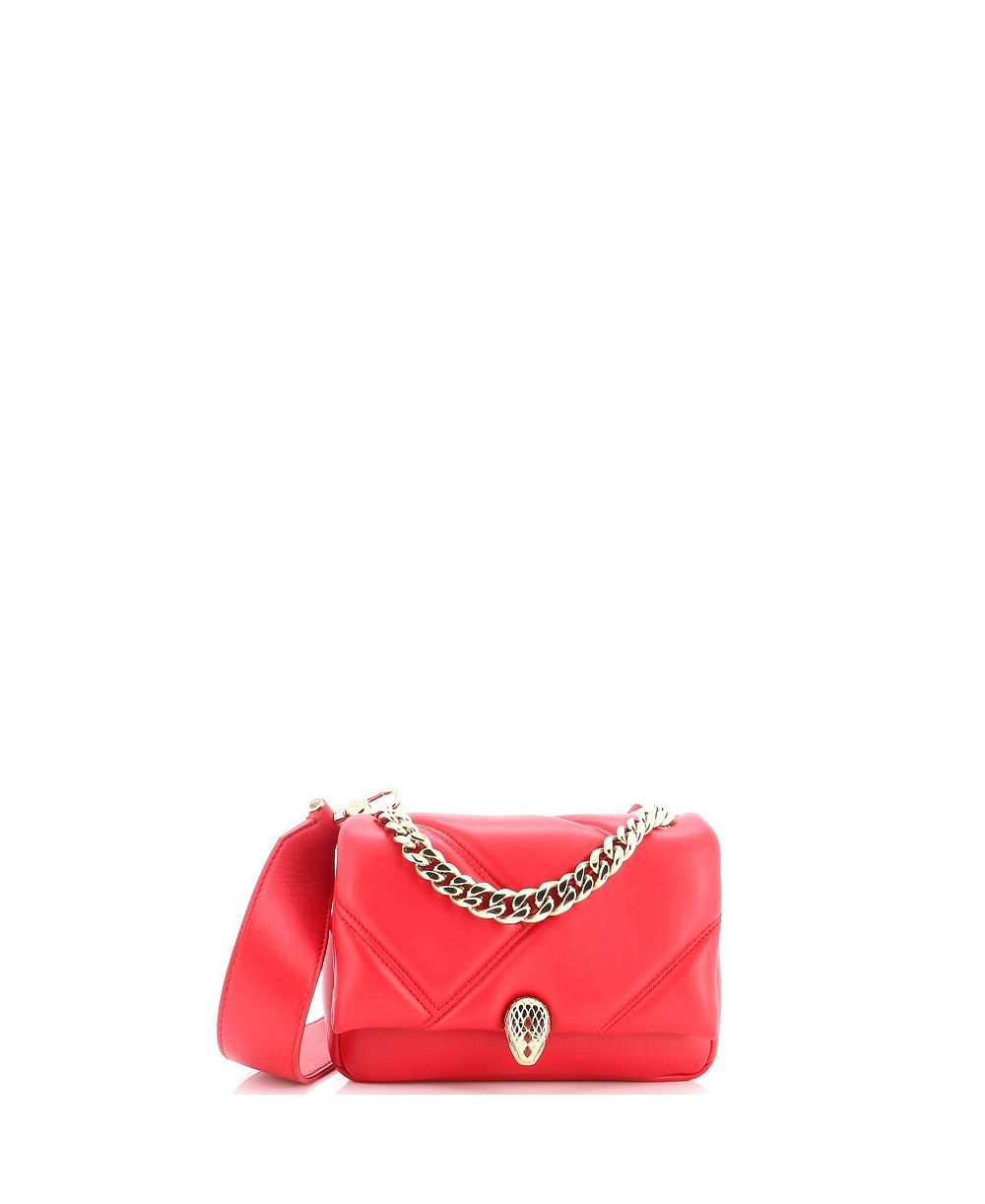 Pre-Owned Bvlgari мини-плечевая сумка Serpenti Cabochon из стеганой кожи