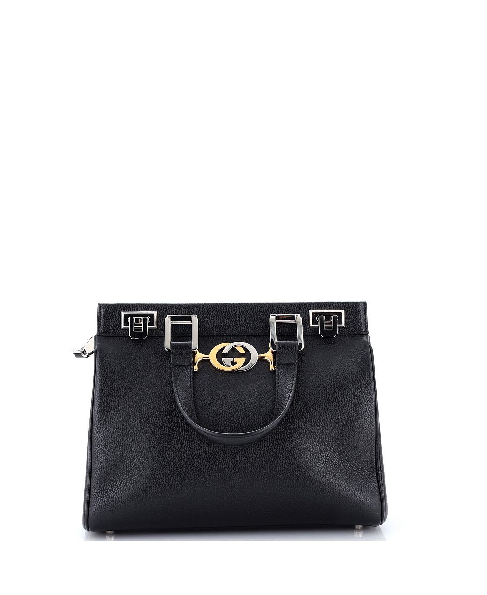 Pre-Owned Gucci Small Zumi Top Handle Bag Leather
