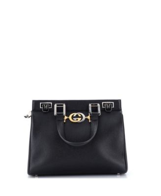 Маленькая сумка Gucci Zumi с ручкой сверху из кожи, б/у