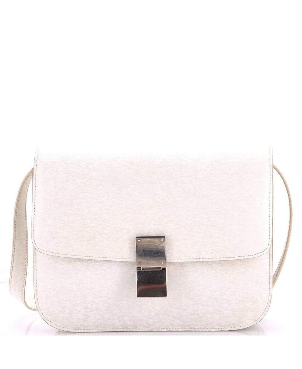Pre-Owned Celine Medium Classic Box Bag Grainy Leather