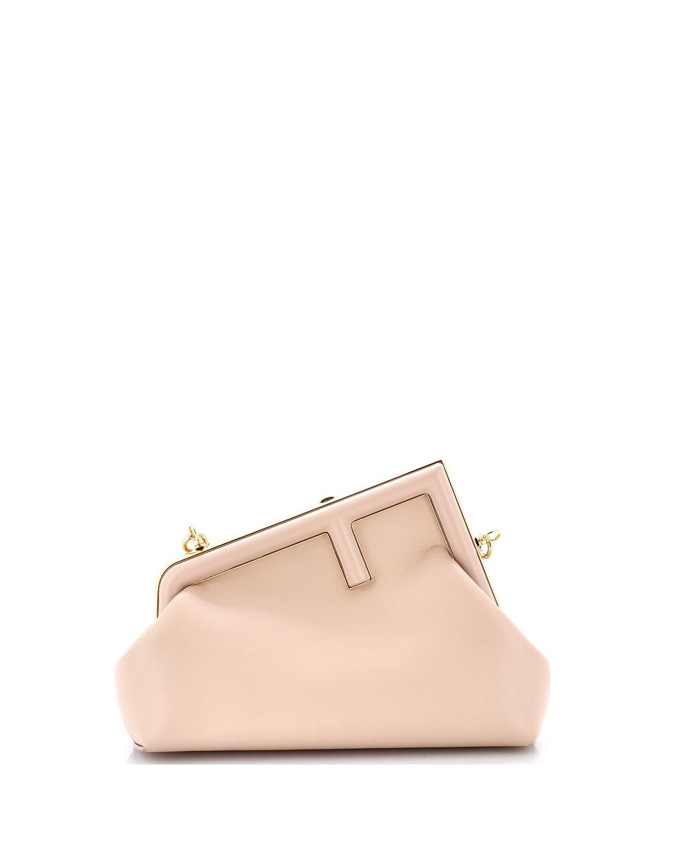 Б/у кожаная сумка Fendi Small First