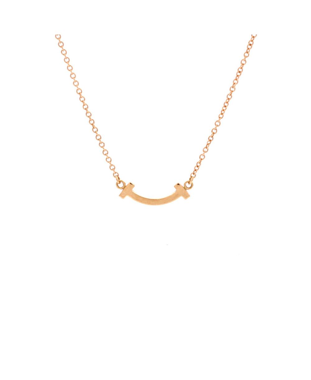 Pre-Owned Tiffany & Co T Smile Pendant Necklace