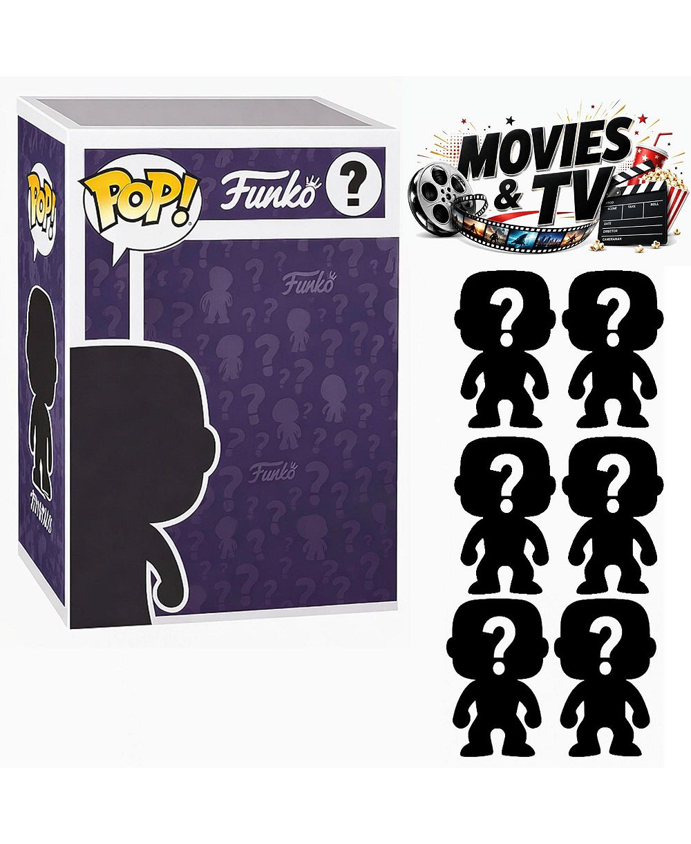 Funko Pop! Movies and TV набор из 6 фигурок в тайном ящике, для детей от 4 лет
