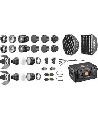 Godox MS60Bi Bi-Color LED Light, 2-Light Kit for Photography & Video
