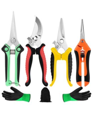 XDOVET Garden Shears Pruning Clippers Hand Pruner Gloves