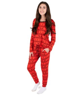 Leveret Women’s Two Piece Viscose from Bamboo Holiday Pajamas