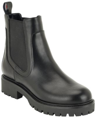 Tommy Hilfiger Женские Valma Chelsea lug sole pull-on booties