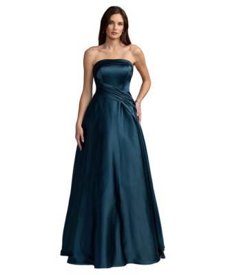 Женское вечернее платье Mac Duggal с цветочной вышивкой и рукавами-бабочками