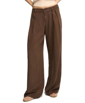 Женские брюки Lucky Brand с двойной складкой и широкими штанинами