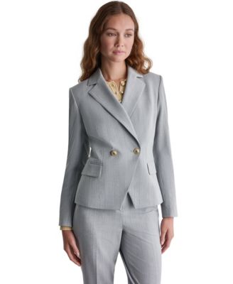 bcbg женский двубортный пиджак с отложным воротником