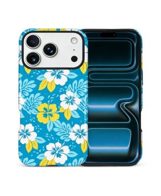 Lisen 2-Layer Durable Phone Case Compatible with Apple iPhone, Max Hibiscus Escape
