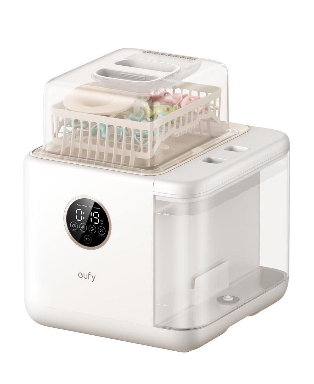 eufy Security S1 мойщик бутылочек для детей, стерилизатор и сушилка | 3D HydroBlast, 212degree(s)F Steam Sterilizer